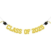 Class of 2025 Banner - 2025 Congrats Grad Decorations, Happy Graduation Party Decor 2025, We are So Proud of You Banner, 2025 Senior High School College Graduation Party Decoration